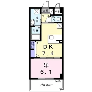 サウス レジデンス【2階】の間取り