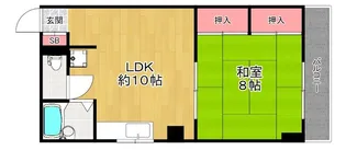 香里ロイヤルプラザ【3階】の間取り