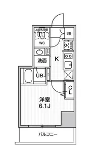 THE PALMS与野【3階】の間取り