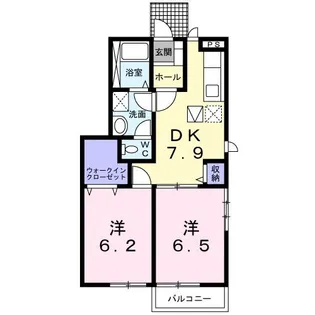 ヴェルジェ II【1階】の間取り