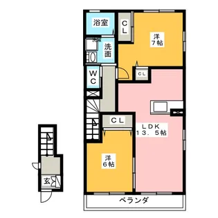 なごみ【2階】の間取り
