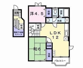 メゾンクレッテ【2階】の間取り