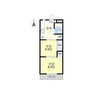 フォレストI【2階】の間取り