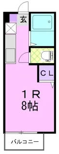 ロイヤルハイツサカエ【1階】の間取り