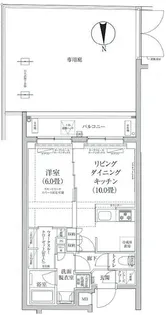 アイル中野江古田の森公園【1階】の間取り