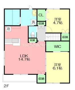 トゥザウェスト【2階】の間取り