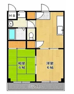 シャトル大久保【3階】の間取り