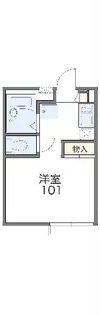 レオパレス川端【1階】の間取り
