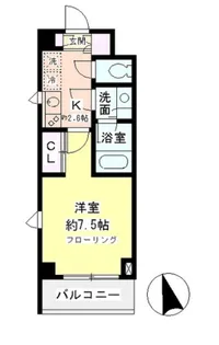 コンフォート学芸大学【5階】の間取り