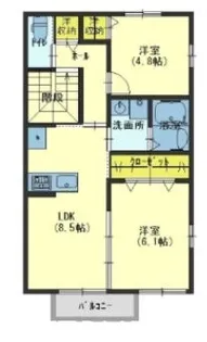 ビオラ ヒルズ【2階】の間取り