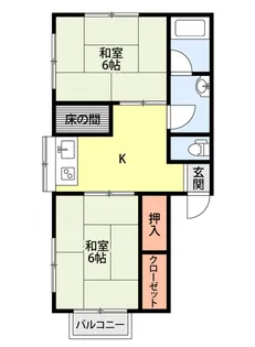 コーポオカリナ【2階】の間取り