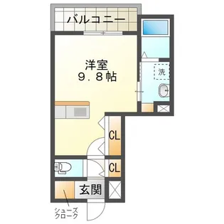 シャーメゾンK【1階】の間取り
