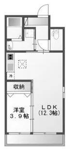グランディール相生【2階】の間取り