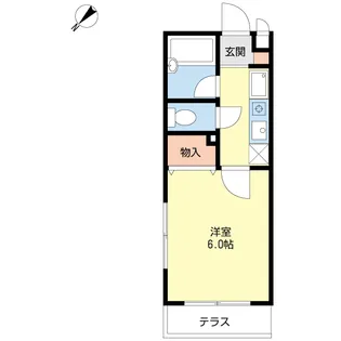 ボヌール新浦安【1階】の間取り