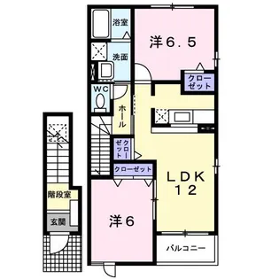 エアリーヒル B【2階】の間取り