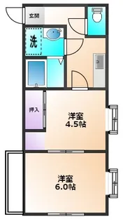 メゾン和田【2階】の間取り