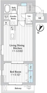 MDM柿の木坂【3階】の間取り