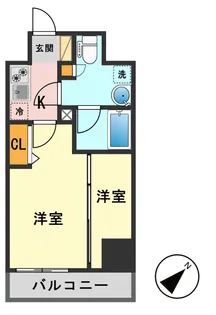 ミライズ新小岩マーロ【2階】の間取り