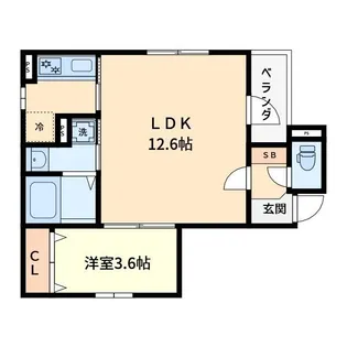 アバンテ向島【3階】の間取り