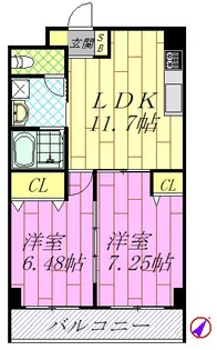 ラヴィータ【2階】の間取り
