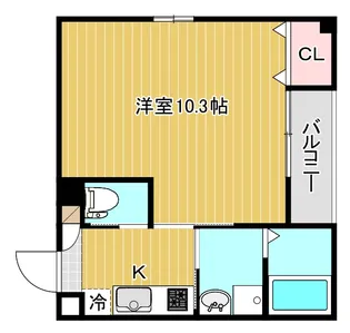 スリークォーターハウス女池【2階】の間取り