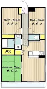 アーバンプレイス橋本【1階】の間取り