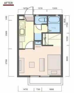 フレグランスかわい【2階】の間取り