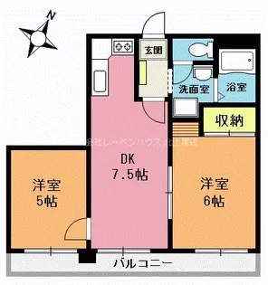 サニーハイツ久保【3階】の間取り