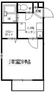 カーサ東寺尾【2階】の間取り