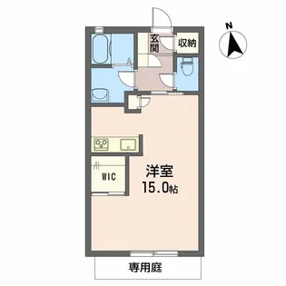 ベルクかなみ【1階】の間取り