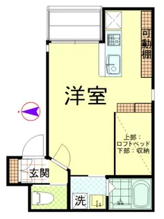 ラ・ポルト【2階】の間取り