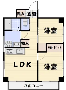 スカイレジデンス1号棟【3階】の間取り