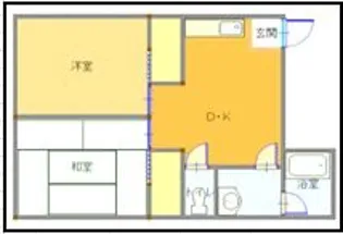 サンコーポ【2階】の間取り