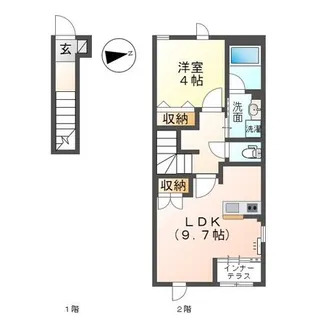 サンフラワーガーデン【2階】の間取り
