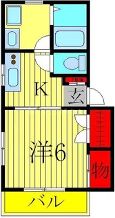 ボーベル柏【1階】の間取り