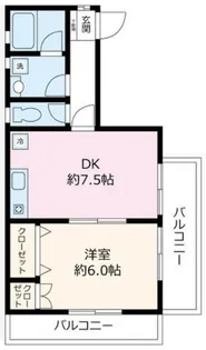 ドリームハイツ【2階】の間取り