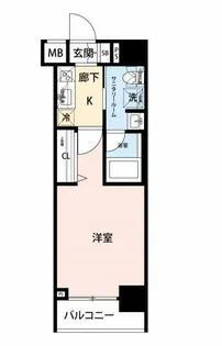 マイナビSTAYグランデ上野【7階】の間取り