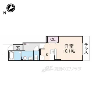 プレシャスコート【1階】の間取り