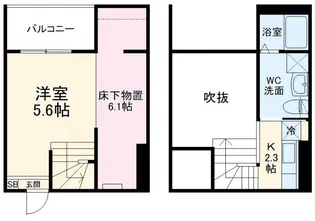 Attic野並【1階】の間取り