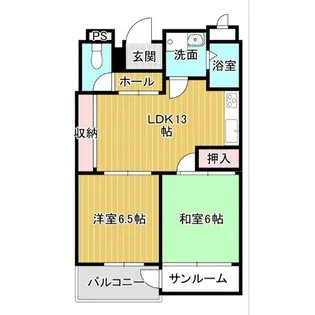 エクセルふたすぎ【3階】の間取り