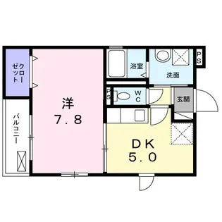 アバンヴィータ【2階】の間取り