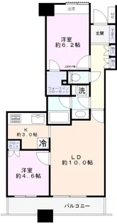 リビオ川口セルフィア【4階】の間取り