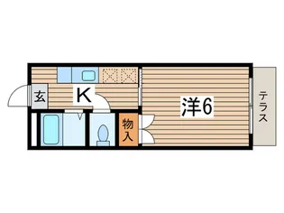 ハイツ コスギ 1【1階】の間取り
