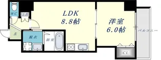 ARCENCIEL SQUARE TAKAIDA【8階】の間取り