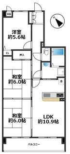 朝日プラザ兵庫駅前【5階】の間取り