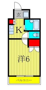 アルカサル浦安【4階】の間取り