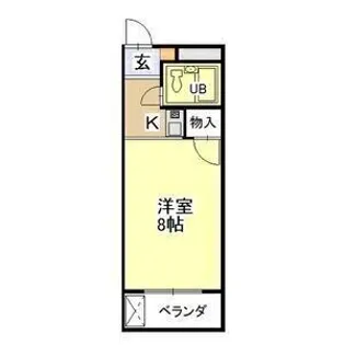 ヴィラ・シャルダン【4階】の間取り
