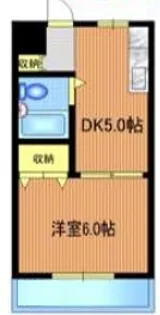 ヒエダビル【2階】の間取り