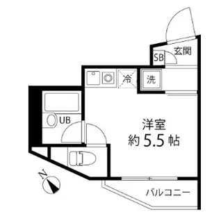 T’s garden EBISU【2階】の間取り