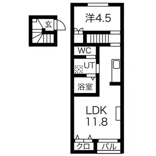 ラークシャルマンA棟【2階】の間取り